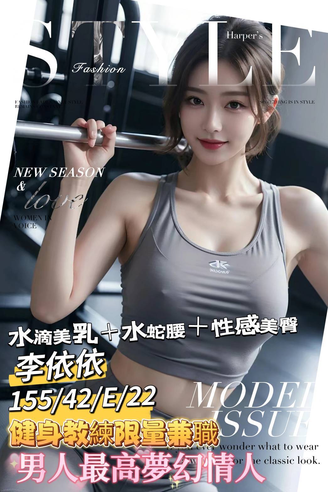 李依依 台南市 外送 22 歲 E罩杯 155/42